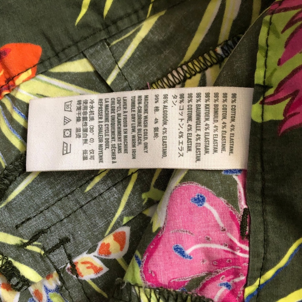 Tropical Print Shorts - Picture 4 of 4
